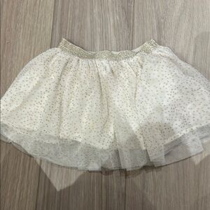 OshKosh B'gosh Gold and White Skirt